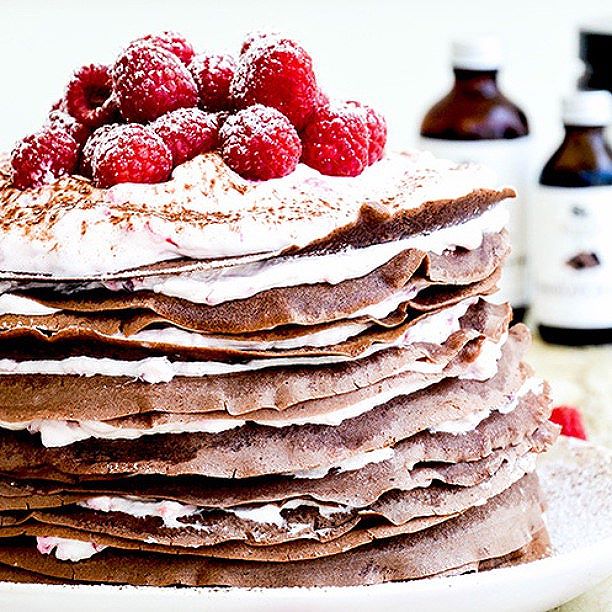 Chocolate crepe cake