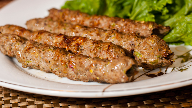 Seekh kebabs